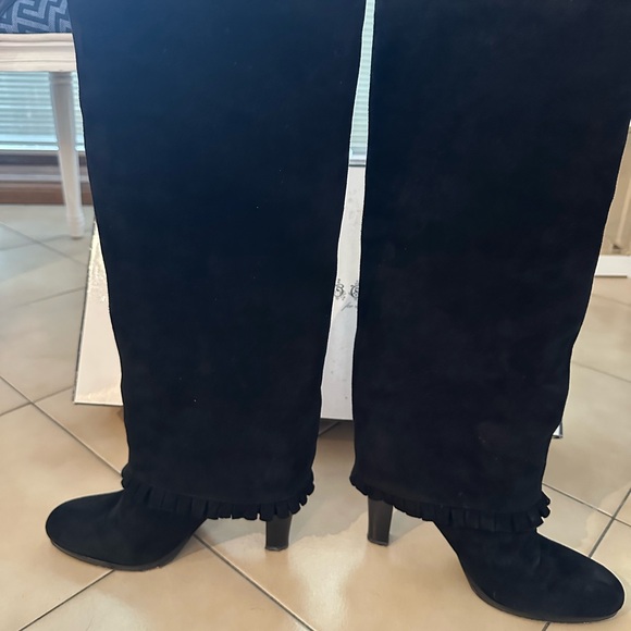 Nine West Thakoon black suede boots - Picture 3 of 5
